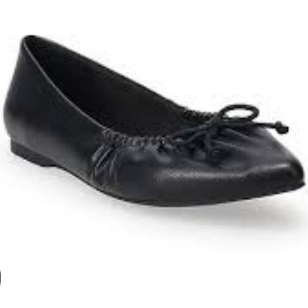 Lc Lauren Conrad Norita Black Women's Ballet Flats